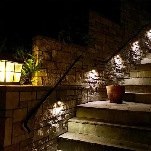 step stair light diy