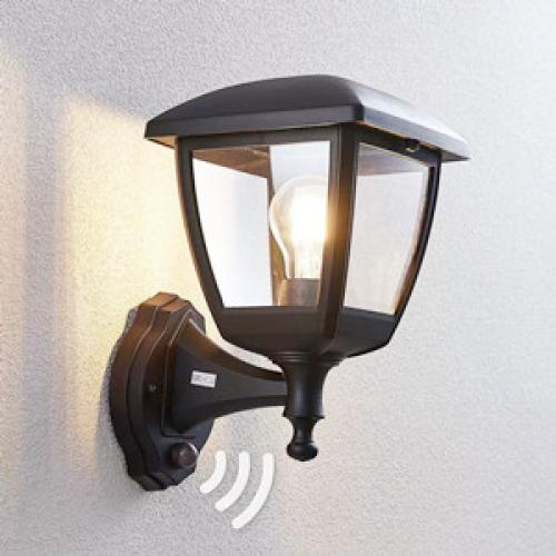 Black Exterior Wall Sconce Black Motion Sensor Outdoor Wall Light Best China Factory